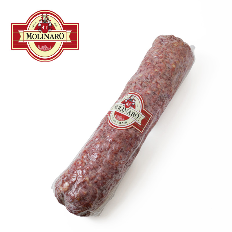 イタリア職人伝承のレシピと放牧豚原料 モリナーロ フェンネル サラミ ホール 約2.5kg(直径約9cm) イタリア職人伝承のレシピと放牧豚原料 モリナーロ フェンネル サラミ ホール 約2.5kg(直径約9cm)